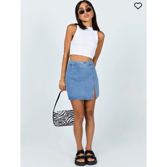Princess Polly Denim Skirt - Picture 4 of 11